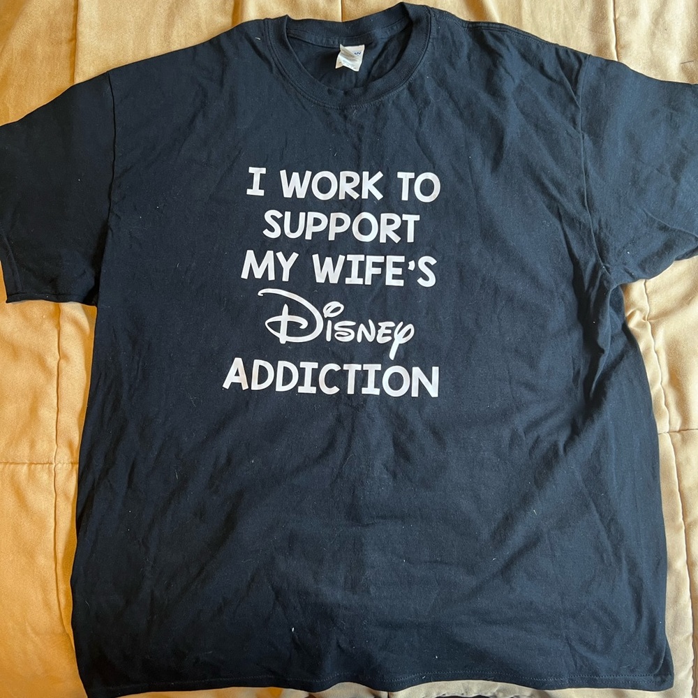 Black mens Disney shirt